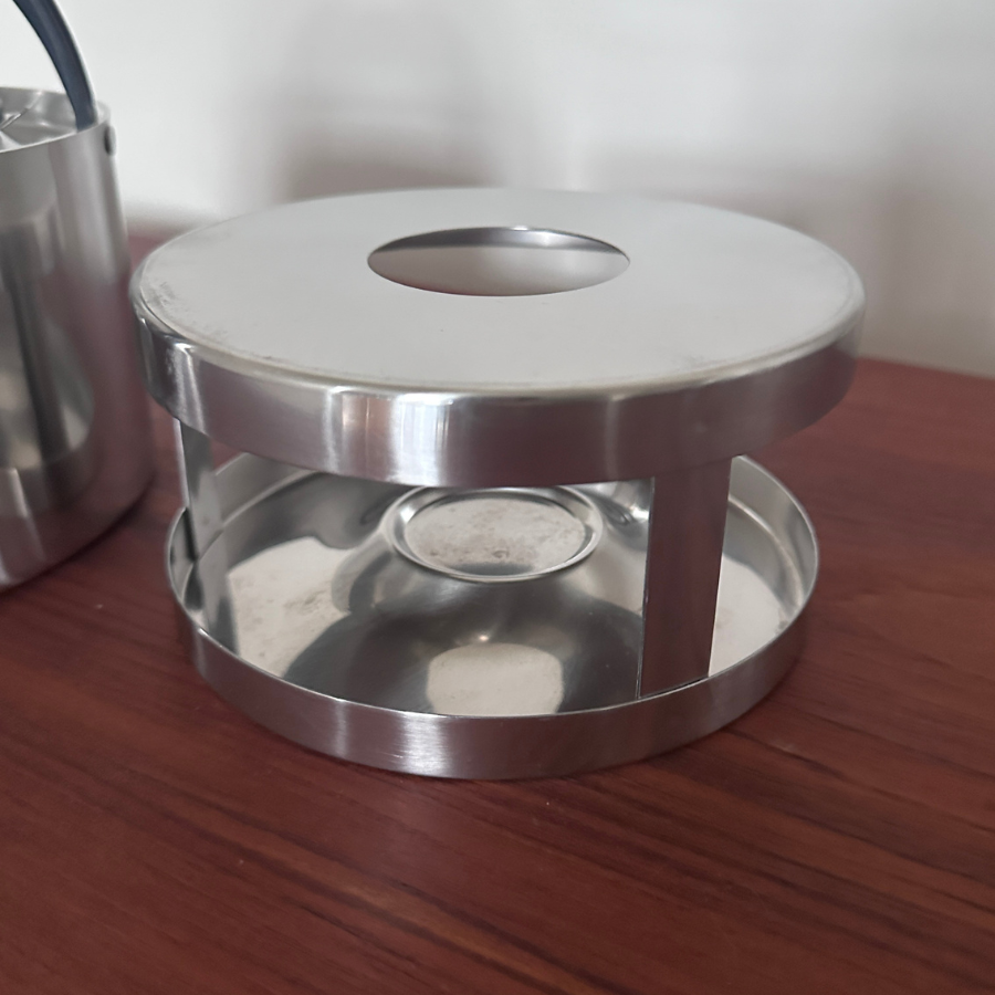 vintažinis Stelton arbatinukas ir šildytuvas, diz. Erik Magnussen