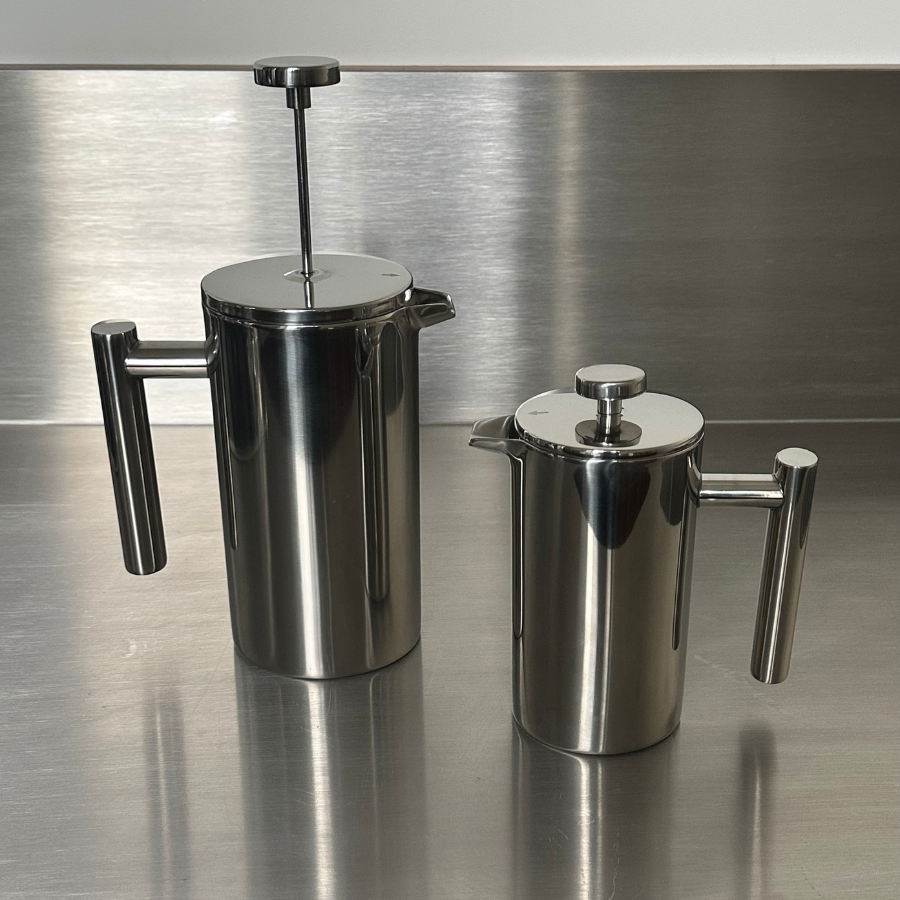 french press kavinukas, nerūdijantis plienas,  800 ml