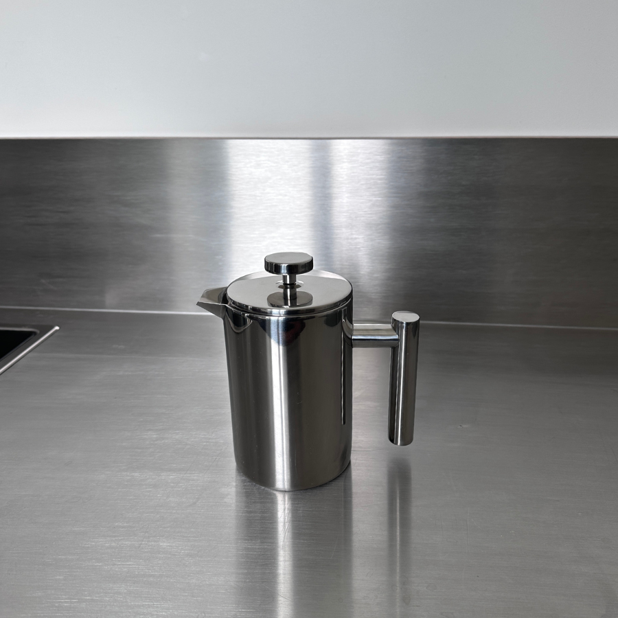 french press kavinukas, nerūdijantis plienas,  600 ml