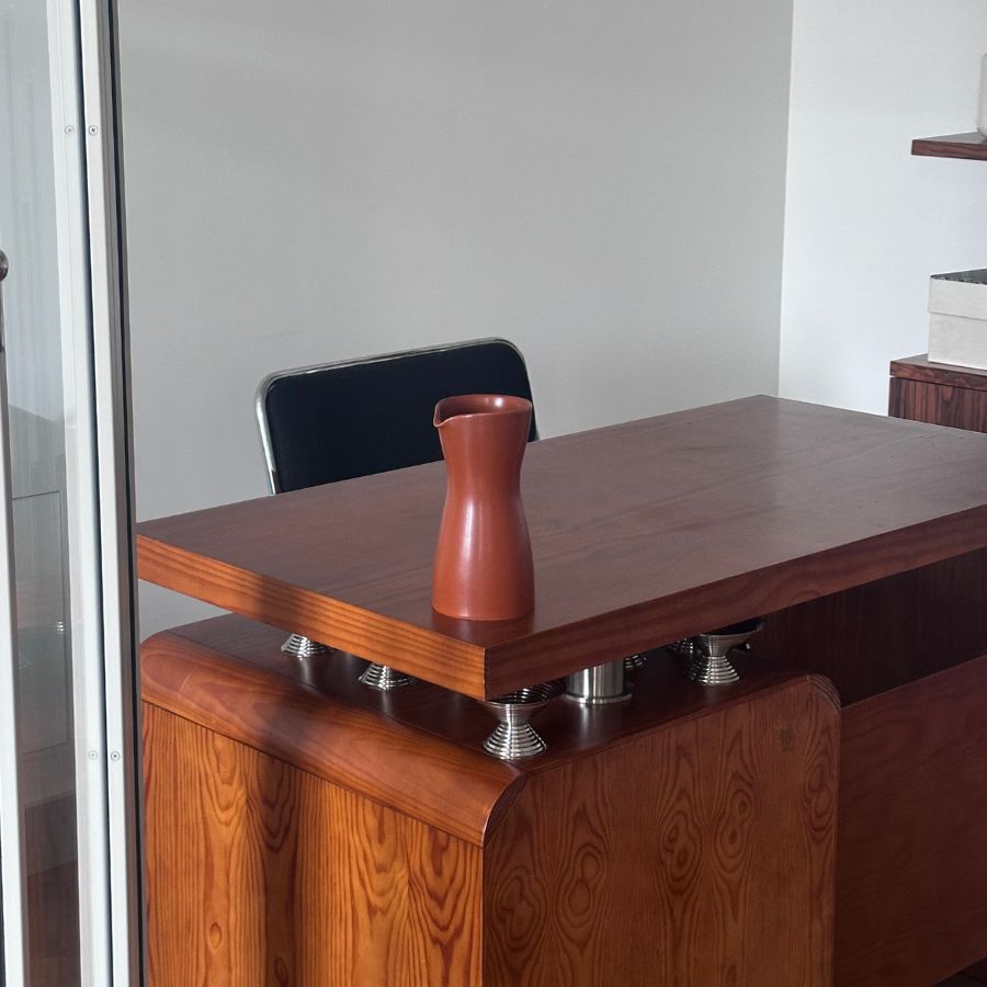 vintage Boda Nova ąsotis ir Höganäs Keramik puodeliai
