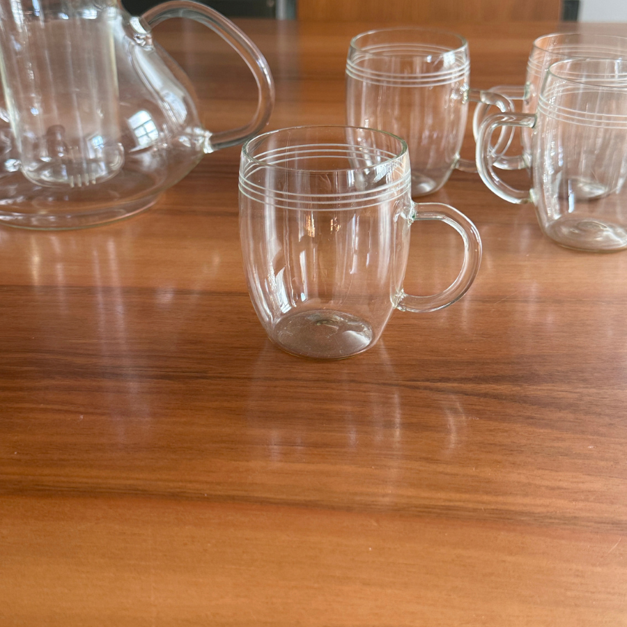 Jenaer Glas („Schott Mainz“) puodeliai