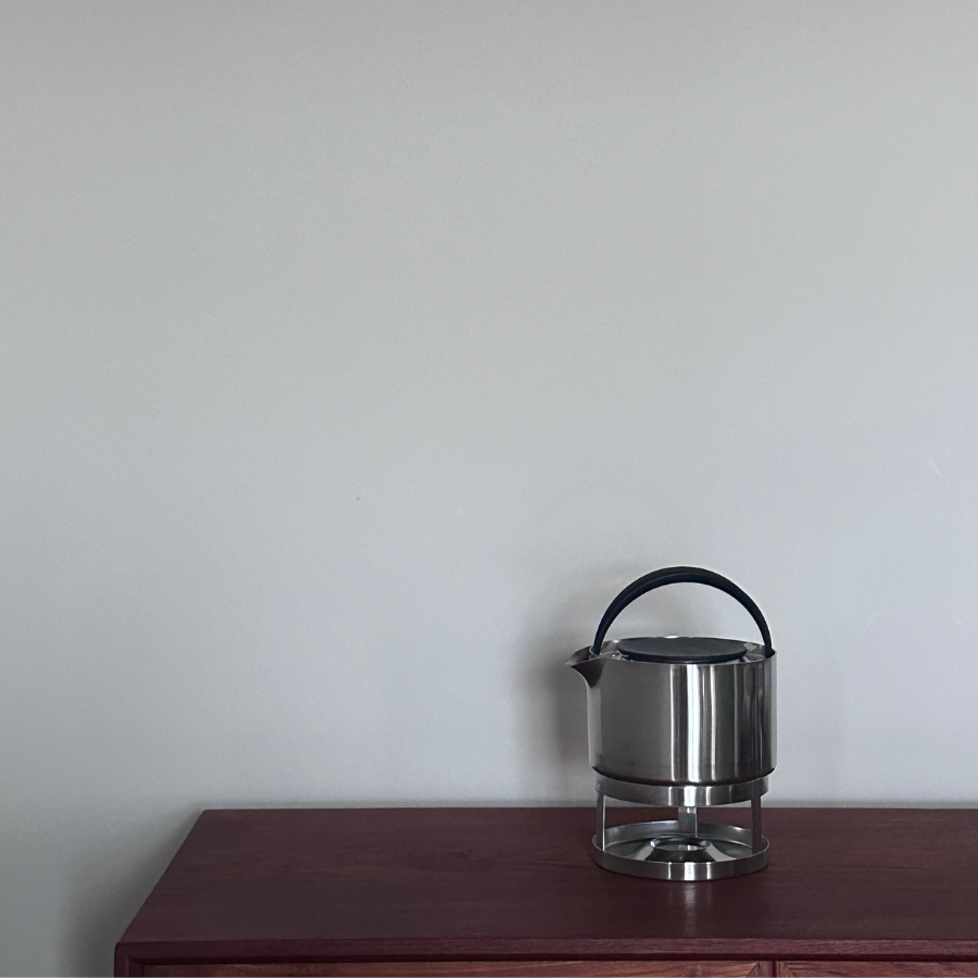 vintažinis Stelton arbatinukas ir šildytuvas, diz. Erik Magnussen