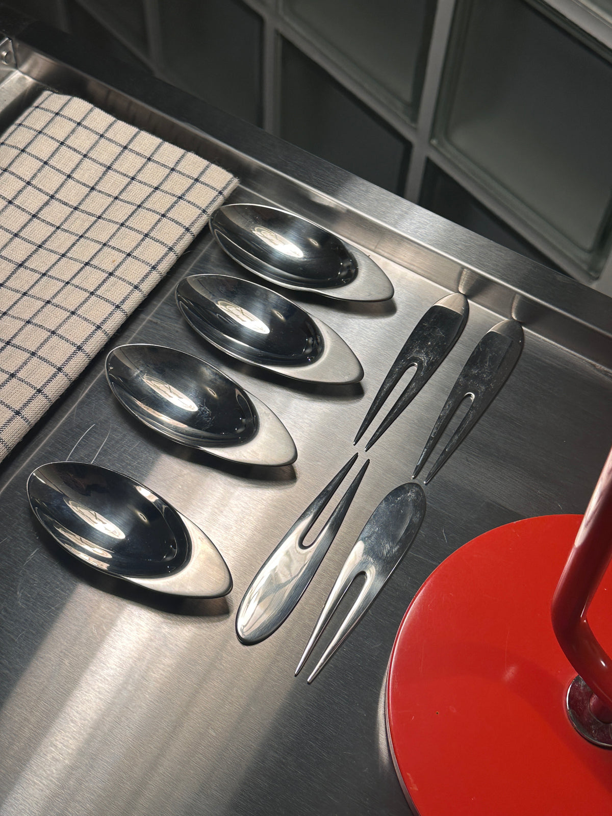 Gense „Appetize“ užkandžių šakutės ir indeliai